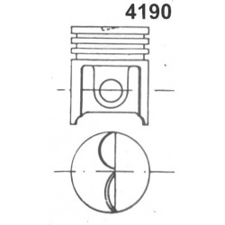 Pistone FIAT RITMO 75cv 1489cc 