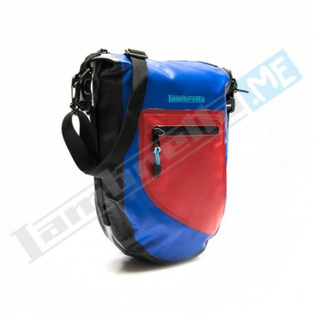 BORSELLO LAMBRETTA WATERPROOF - BLU/ROSSO