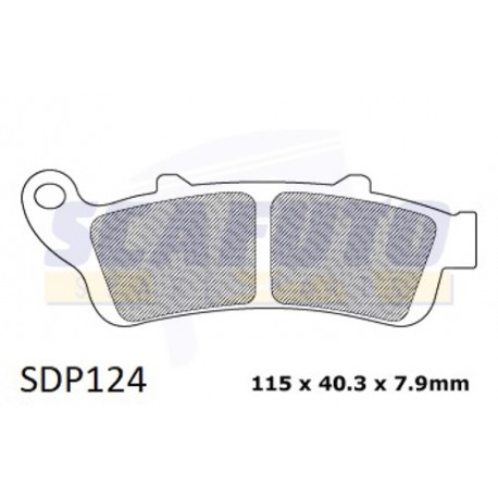 Pastiglia freno HONDA SDP124 Ant.