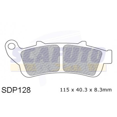 Pastiglia freno HONDA-KAWASAKI SDP128 ANT.