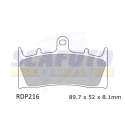 Pastiglia freno KAWASAKI-SUZUKI RDP216 Ant.