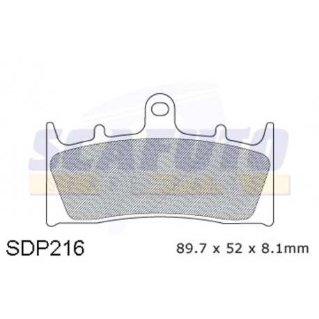 Pastiglia freno KAWASAKI-SUZUKI SDP216 Ant.