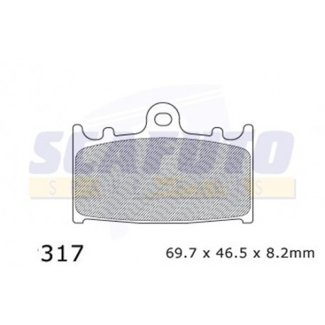 Pastiglia freno KAWASAKI-SUZUKI RDP317 Ant.