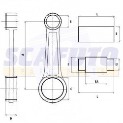 Biella LAMBRETTA 125/150 LI 1-2-3 S.